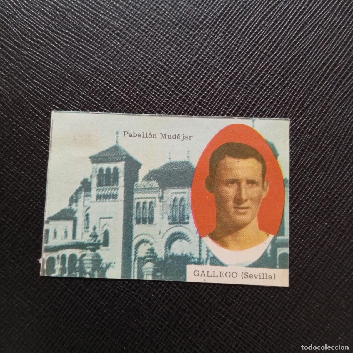 Cromos de f&uacute;tbol: GALLEGO SEVILLA FHER 1963 1964 CROMO FUTBOL 63 64 LIGA - DESPEGADO - A139 PG361