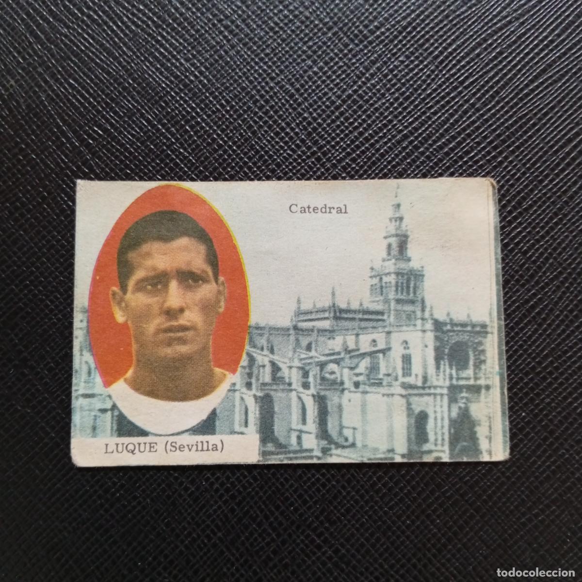 Cromos de f&uacute;tbol: LUQUE SEVILLA FHER 1963 1964 CROMO FUTBOL 63 64 LIGA - DESPEGADO - A139 PG361