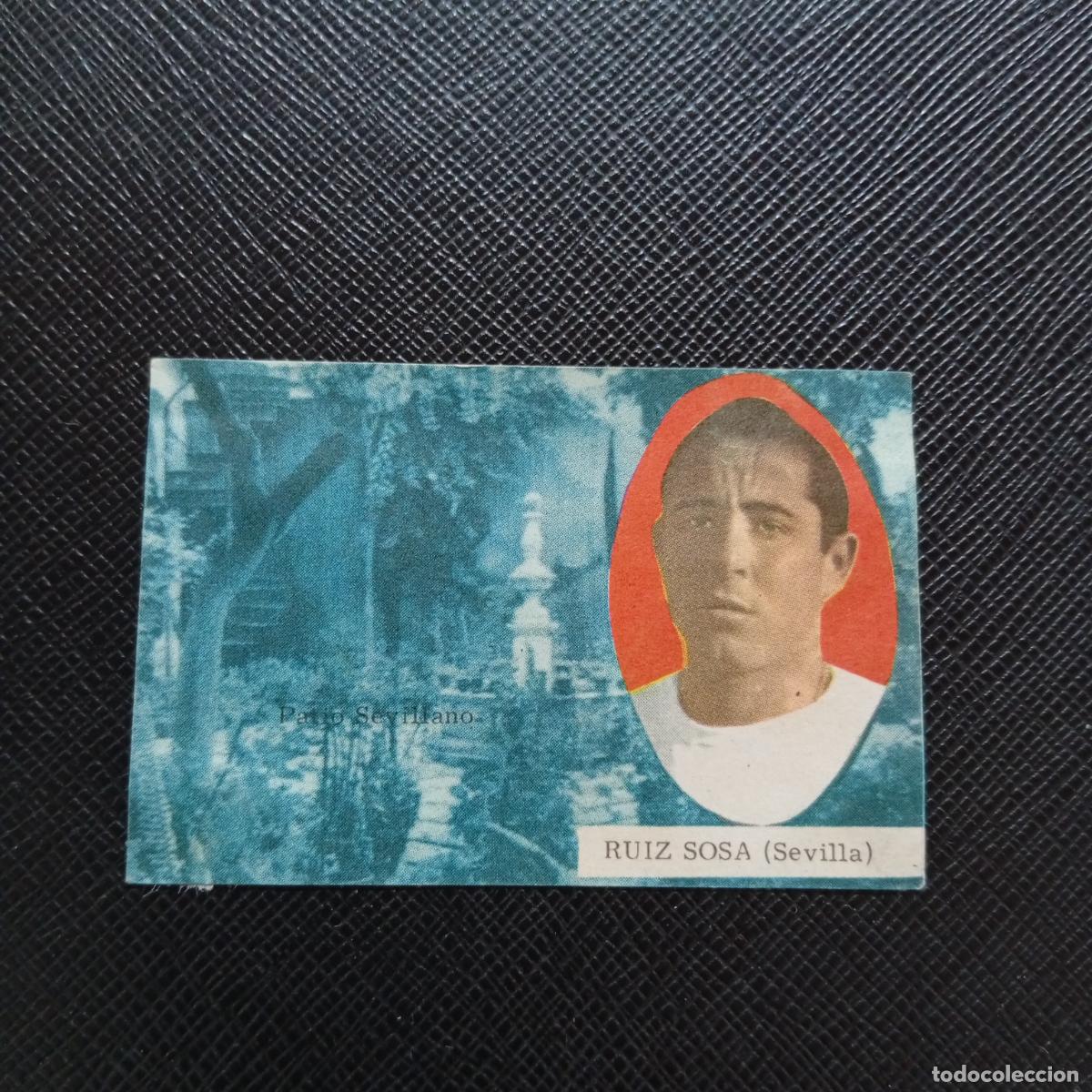 Cromos de f&uacute;tbol: RUIZ SOSA SEVILLA FHER 1963 1964 CROMO FUTBOL 63 64 LIGA - DESPEGADO - A139 PG370