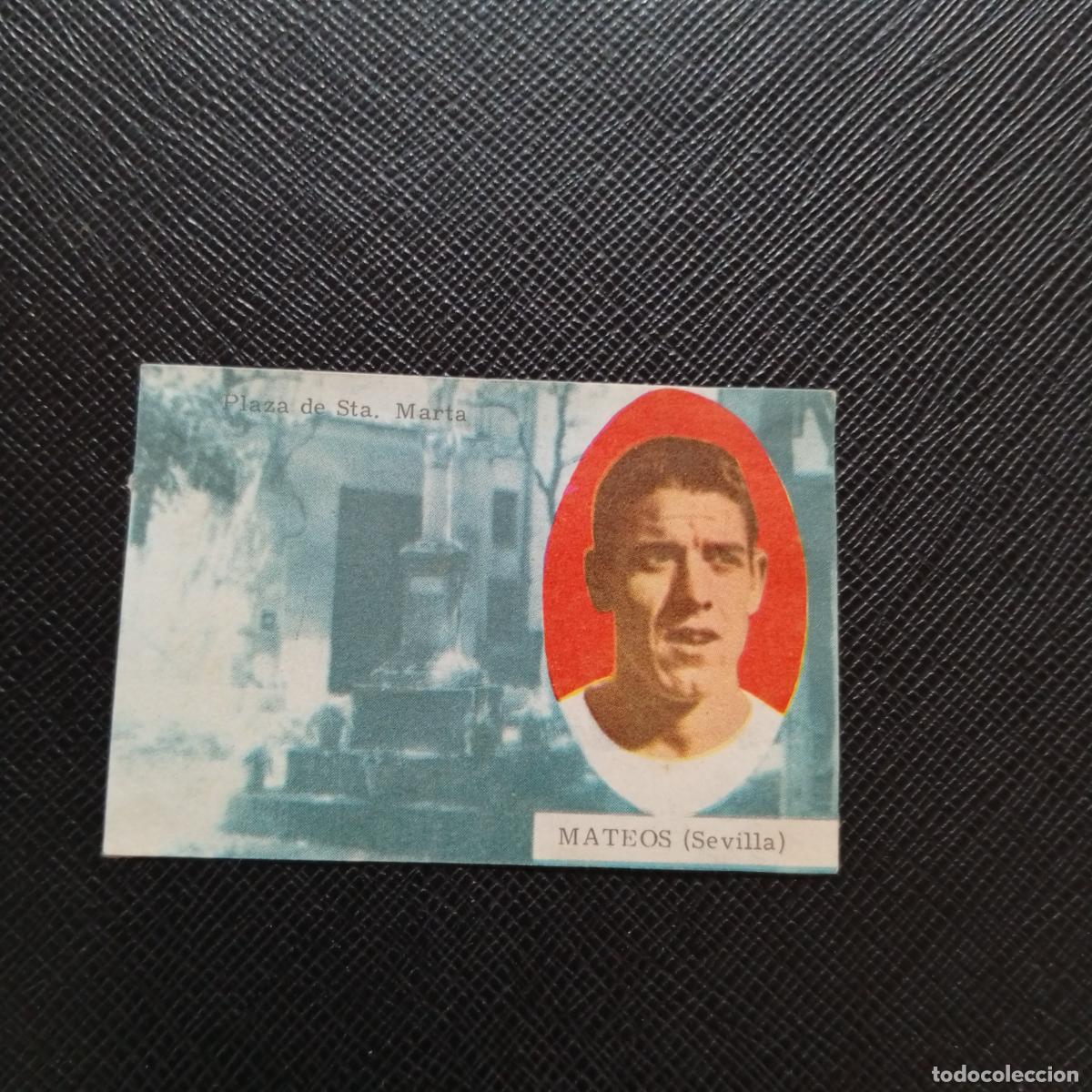 Cromos de f&uacute;tbol: MATEOS SEVILLA FHER 1963 1964 CROMO FUTBOL 63 64 LIGA - DESPEGADO - A139 PG388