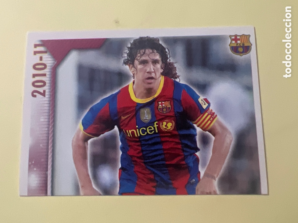 Cromos de f&uacute;tbol: 33 PUYOL FC BARCELONA CROMO COLECCI&Oacute;N OFICIAL DE CROMOS PANINI 2010 2011 10 11 NUEVO NUNCA PEGADO