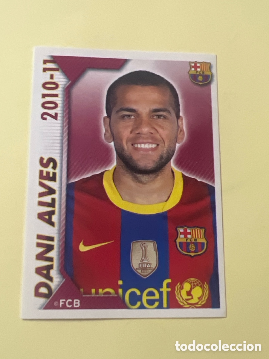 Cromos de f&uacute;tbol: C5602. CROMO ALBUM FC BARCELONA 2010 2011 PANINI 26 DANI ALVES - SIN PEGAR LIGA 10 11 BAR&Ccedil;A FCB