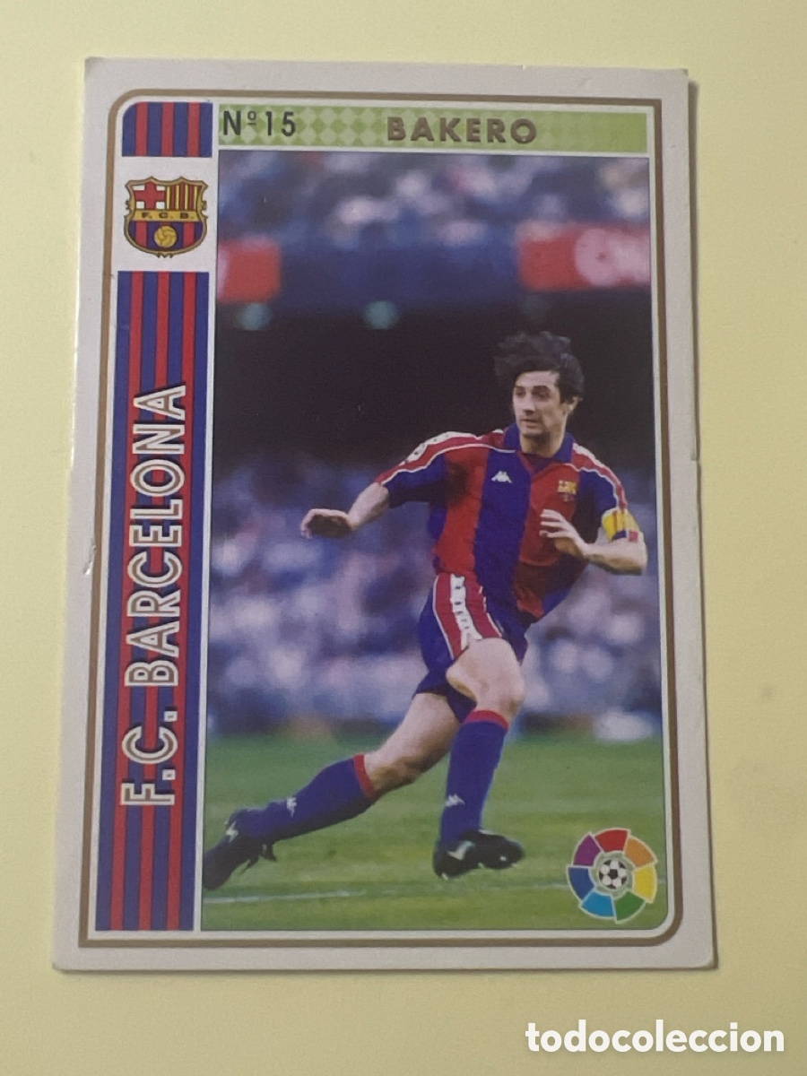 Cromos de f&uacute;tbol: C5614. MUNDICROMO 94-95 : 15 BAKERO ( BARCELONA )