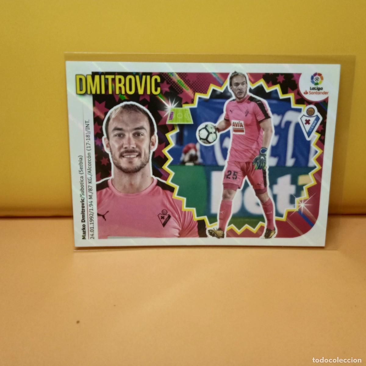 Cromos de f&uacute;tbol: EDICIONES ESTE 2018 2019 18 19 S.D EIBAR DMITROVIC 1