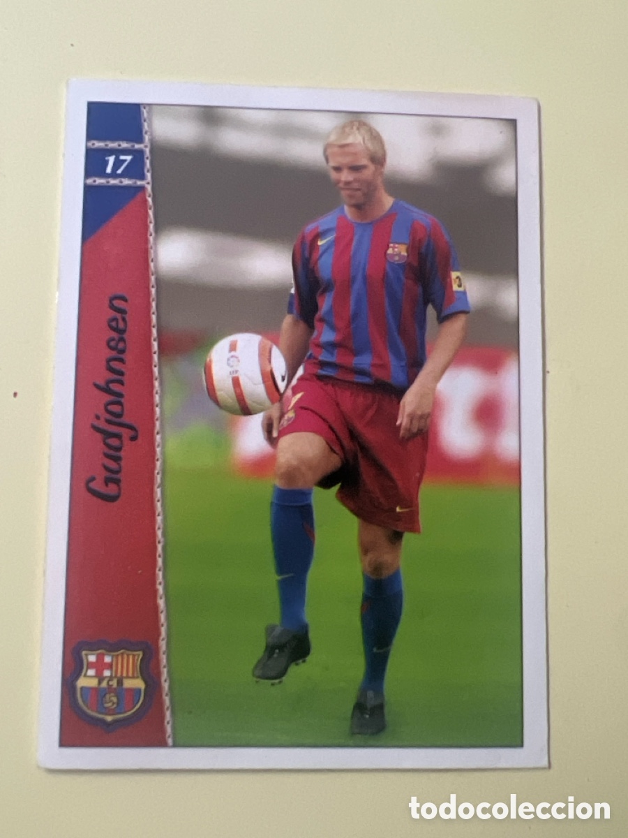 Cromos de f&uacute;tbol: C5620. 17 Gudjohnsen Barcelona Mundicromo 2007