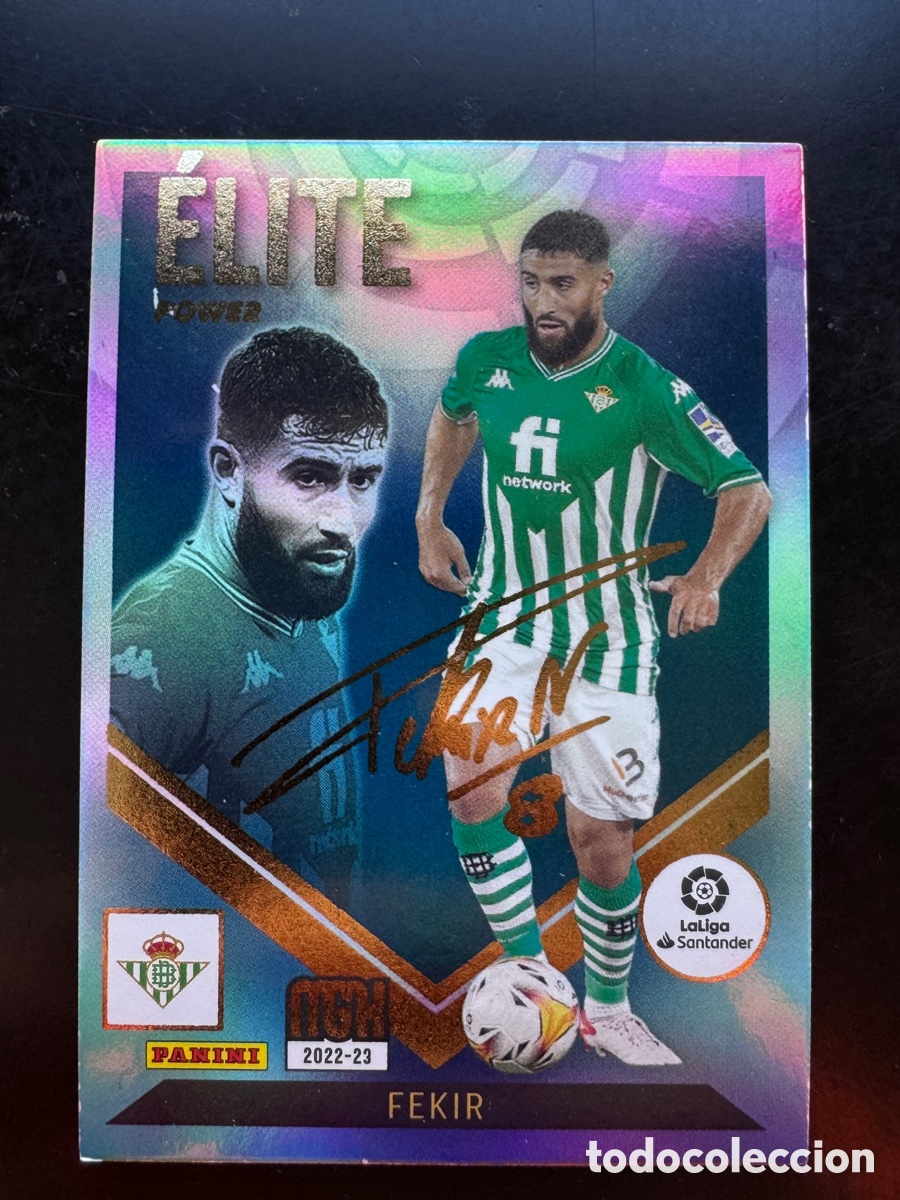 Cromos de f&uacute;tbol: Fekir Elite Power P3 Betis Megacracks 2022/23