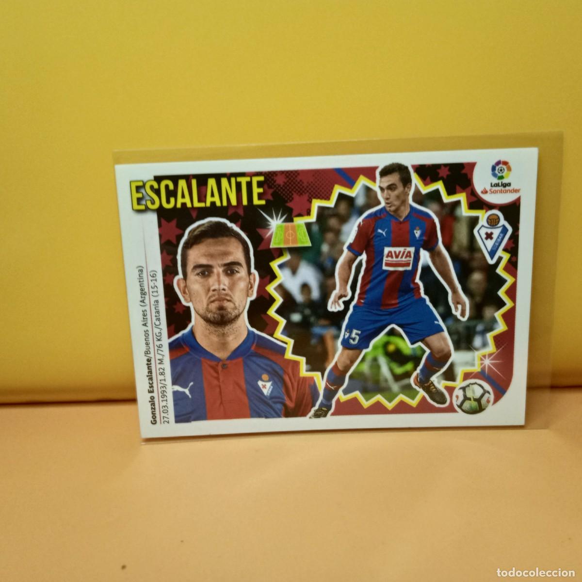 Cromos de f&uacute;tbol: EDICIONES ESTE 2018 2019 18 19 S.D EIBAR ESCALANTE 8A 8 A
