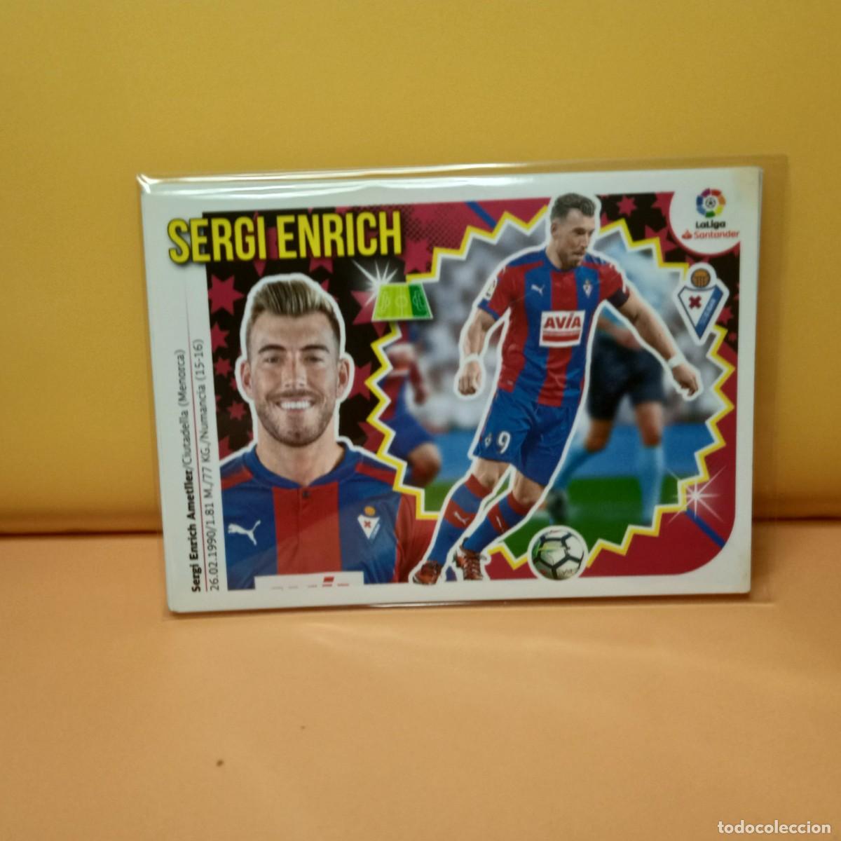 Cromos de f&uacute;tbol: EDICIONES ESTE 2018 2019 18 19 S.D EIBAR SERGI ENRICH 14