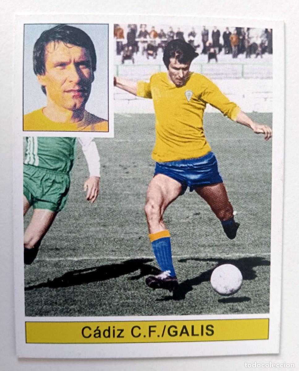 Football Stickers: CROMO FUTBOL CUSTOM C&Aacute;DIZ C.F. GALIS TEMPORADA 1981-82 ESLOVAQUIA