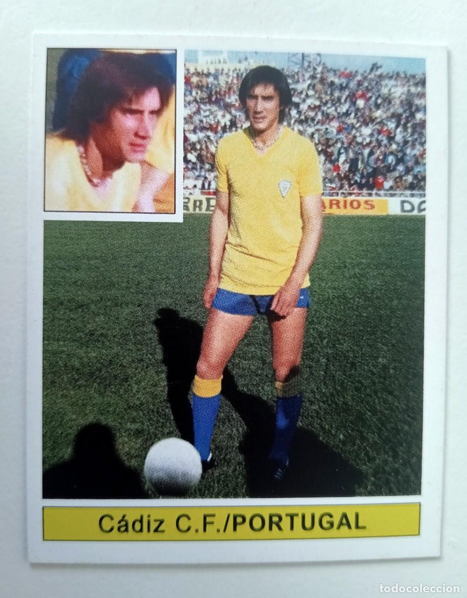 Cromos de f&uacute;tbol: CROMO CUSTOM C&Aacute;DIZ C.F. MIGUEL &Aacute;NGEL PORTUGAL TEMPORADA 1981-82