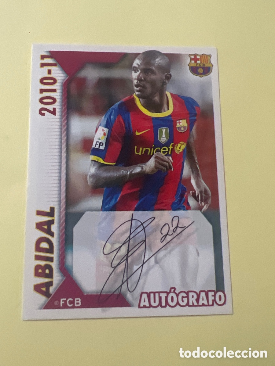 Figurine di Calcio: C5630. 53 ABIDAL BARCELONA PANINI COLECCION OFICIAL 2010 2011 ROMO 10 11 - SIN PEGAR