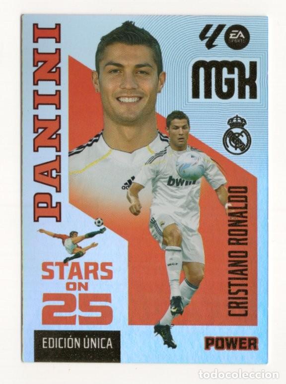 Figurine di Calcio: 442P CRISTIANO RONALDO REAL MADRID STARS ON 25 POWER EDICION UNICA MEGACRACKS 2026 2027 26 27 MGK