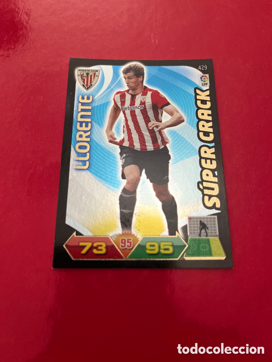 Cromos de f&uacute;tbol: LLORENTE ATHLETIC CLUB N&ordm; 429 SUPERCRACK ADRENALYN 2011 2012 PANINI XL 11 12 CROMO FUTBOL