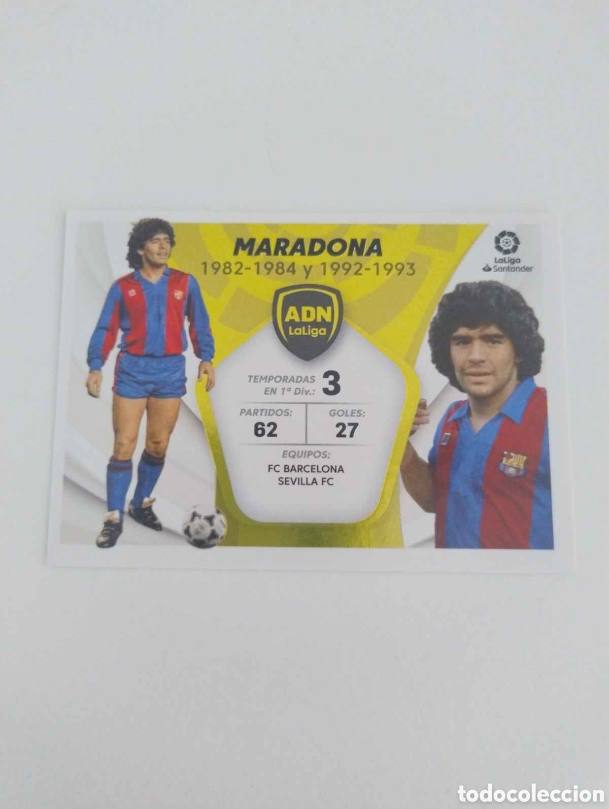 Cromos de f&uacute;tbol: ADN 19 - Maradona - Barcelona - Liga Este 2021 - 2022