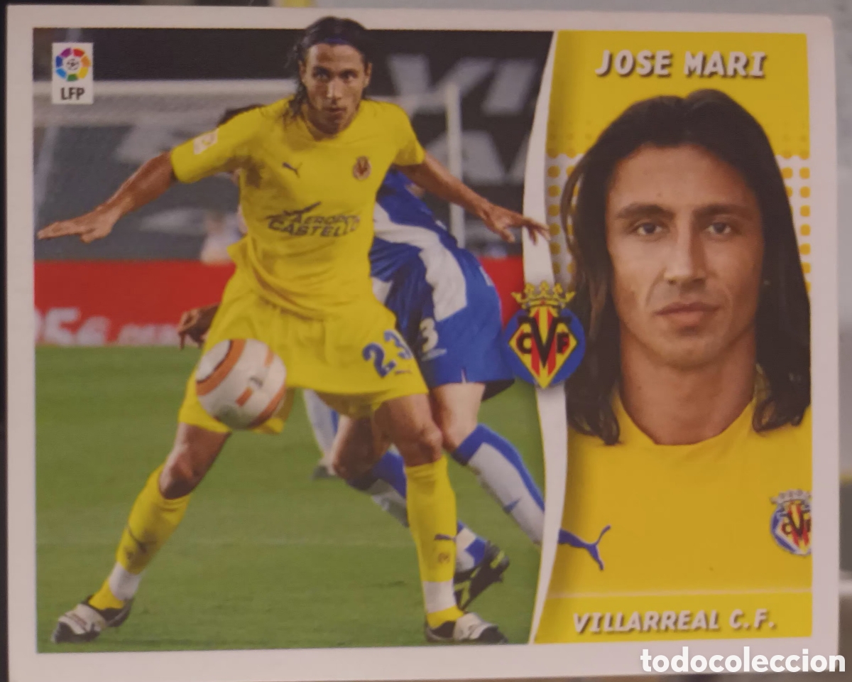 Cromos de f&uacute;tbol: CROMO JOSE MARI. VILLAREAL CF