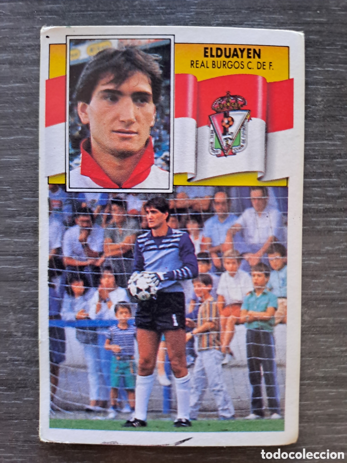 Cromos de f&uacute;tbol: LIGA ESTE 90-91 &mdash; ELDUAYEN FICHAJE N&ordm; 2 &mdash; SIN PEGAR