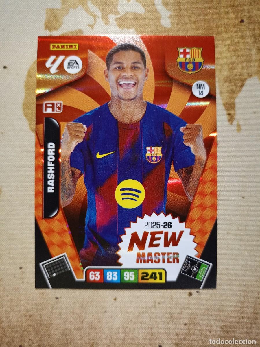 Cromos de f&uacute;tbol: New Master 14 RASHFORD Adrenalyn 2025-26