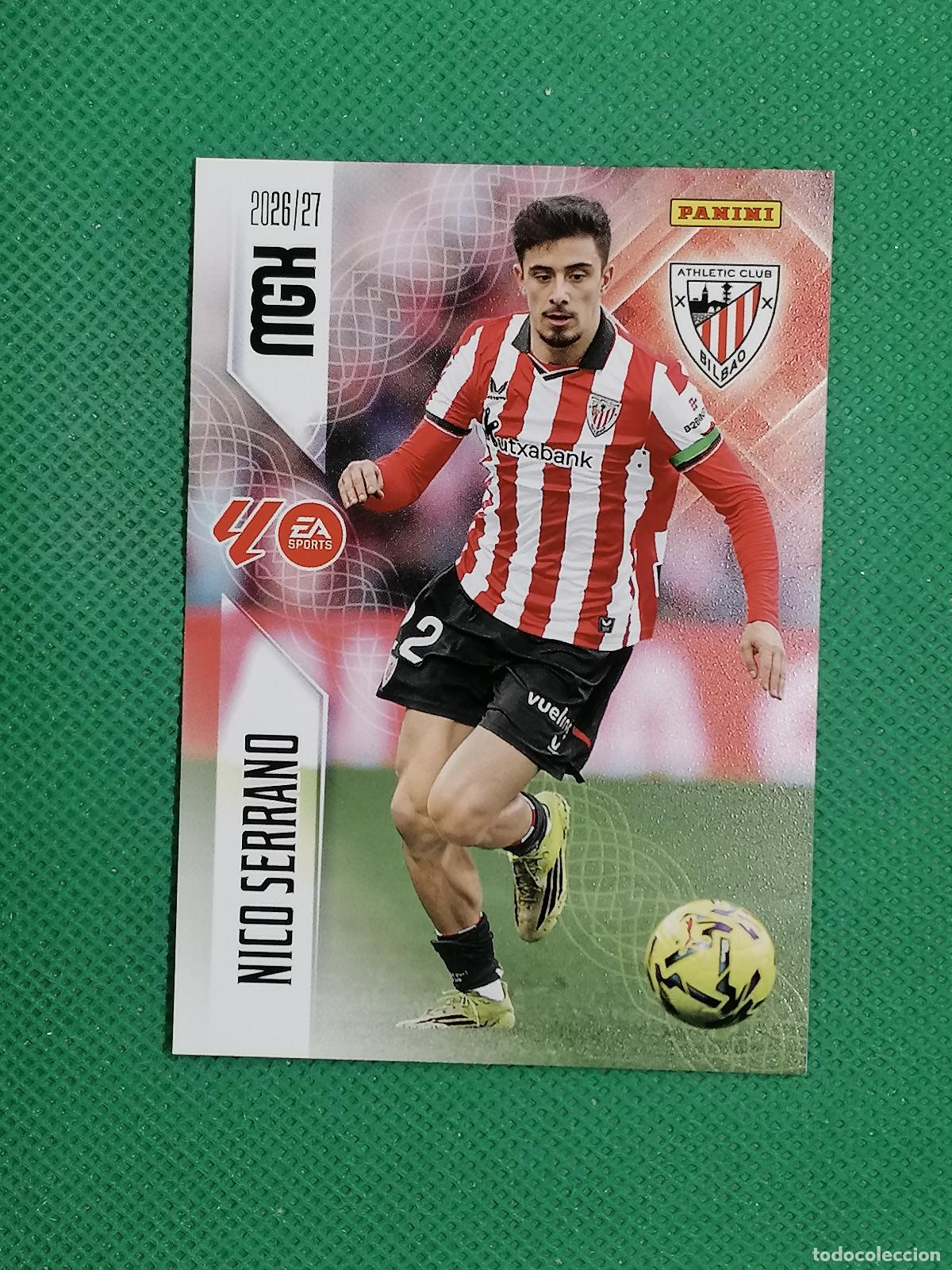 Cromos de f&uacute;tbol: 49 NICO SERRANO ATHLETIC BILBAO ⚽ MEGACRACKS LIGA 2026 2027 26 27 ⚽