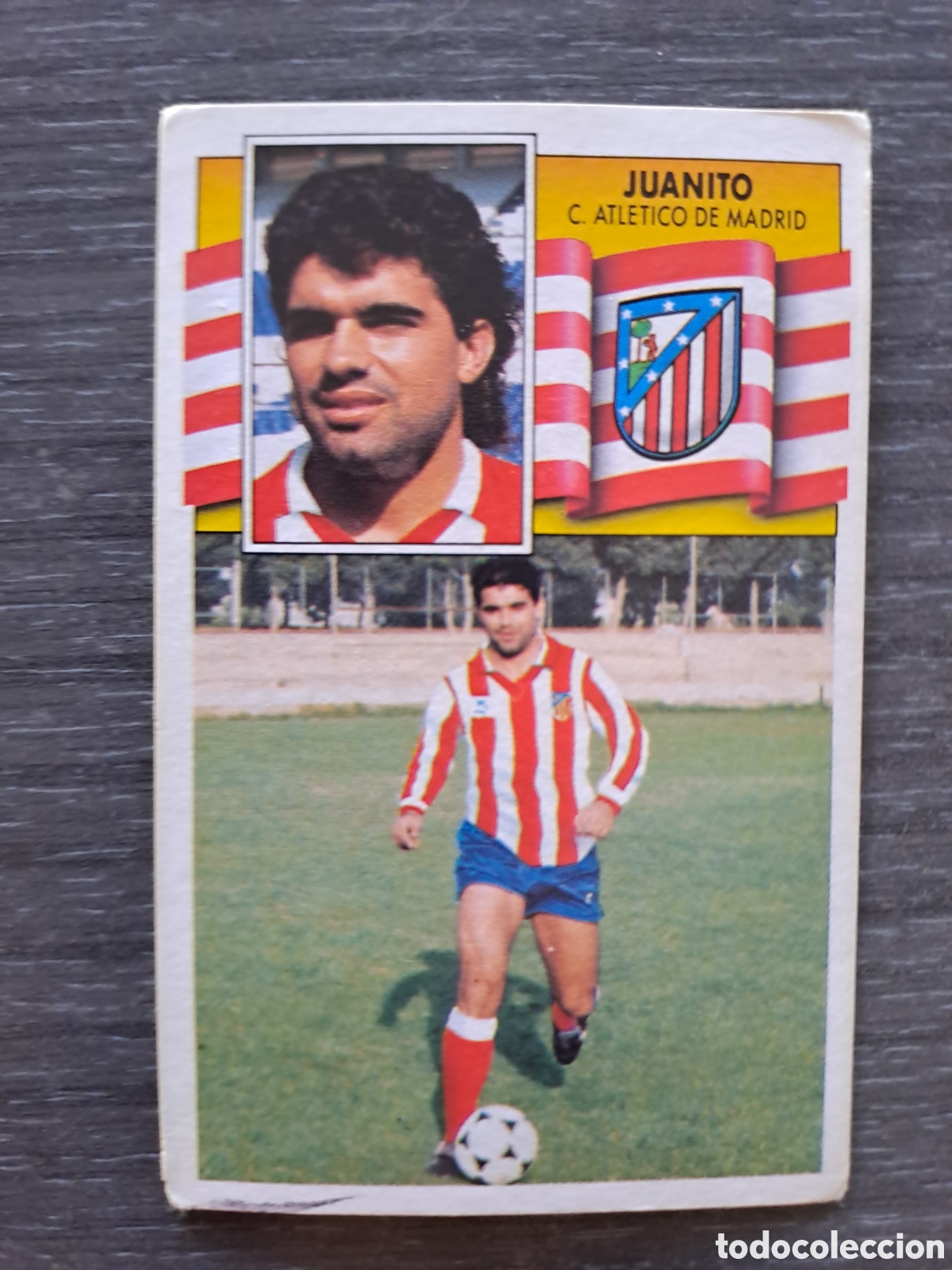 Cromos de f&uacute;tbol: LIGA ESTE 90-91 &mdash; JUANITO FICHAJE N&ordm; 4 &mdash; SIN PEGAR Descripci&oacute;n: LIGA ESTE 90-91 &mdash; JUANITO FICHAJE N&ordm;