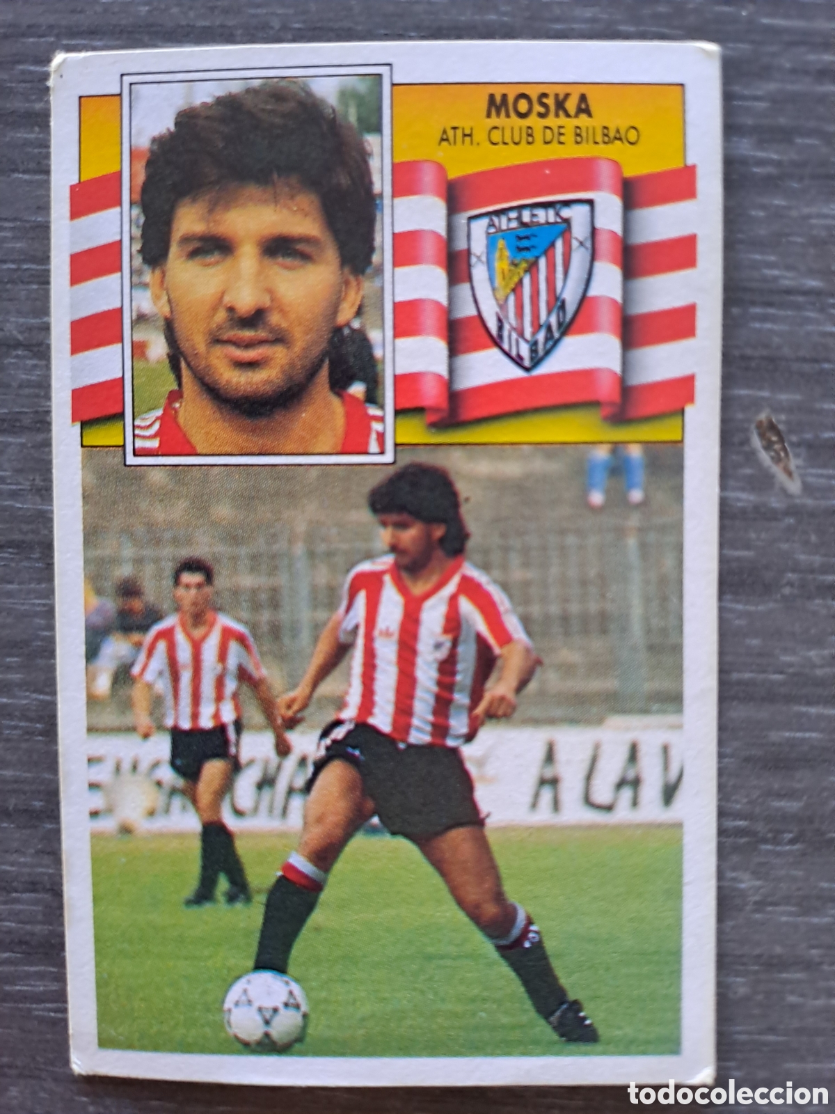 Cromos de f&uacute;tbol: LIGA ESTE 90-91 &mdash; MOSKA FICHAJE N&ordm; 8 &mdash; SIN PEGAR Descripci&oacute;n: LIGA ESTE 90-91 &mdash; MOSKA FICHAJE N&ordm; 8