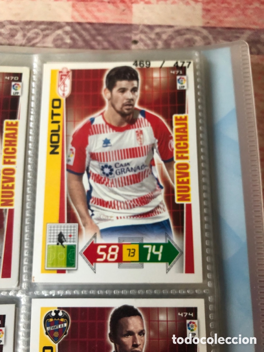 Fu&szlig;ball-Sticker: Adrenalyn 2012 2013 nuevo fichaje nolito 471 granada
