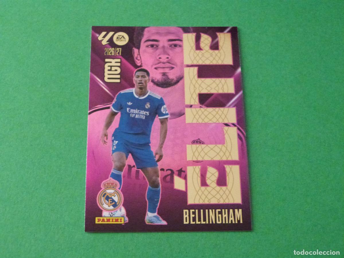 Cromos de f&uacute;tbol: TRADING CARD FUTBOL BELLINGHAM REAL MADRID C.F. N&ordm; 2 ELITE LIGA MEGACRACKS 2026-2027/26-27