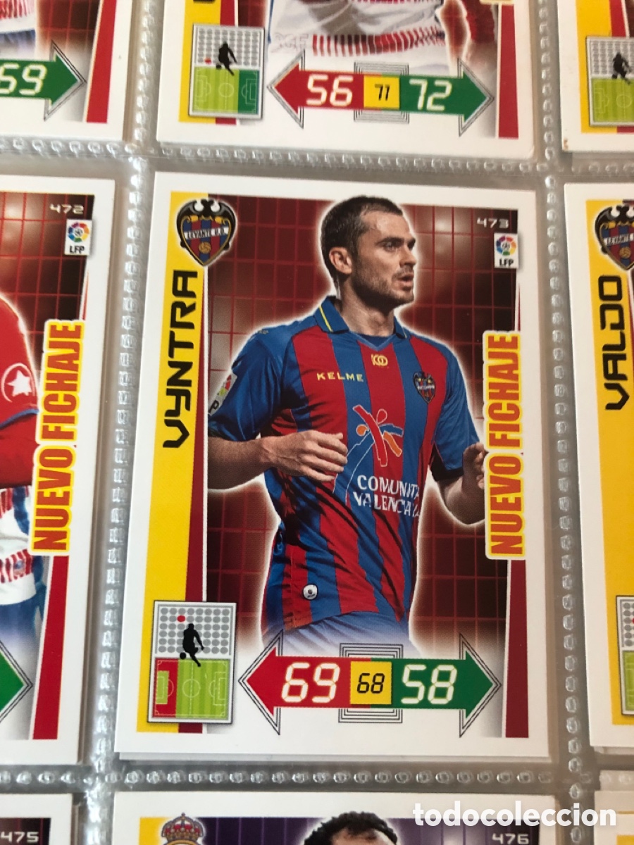 Cromos de f&uacute;tbol: Adrenalyn 2012 2013 nuevo fichaje vyntra 473 levante