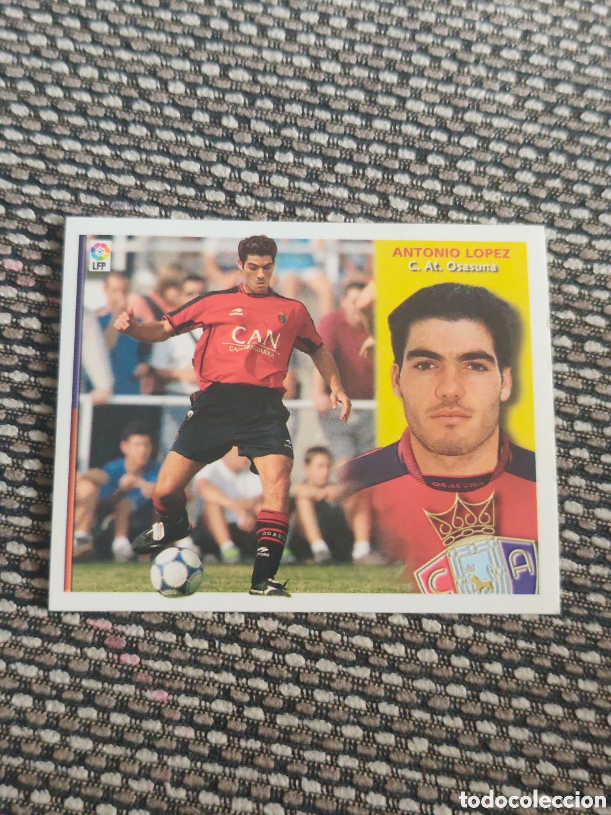 Cromos de f&uacute;tbol: FICHAJE 3 ANTONIO L&Oacute;PEZ OSASUNA EDICIONES ESTE 2002 2003