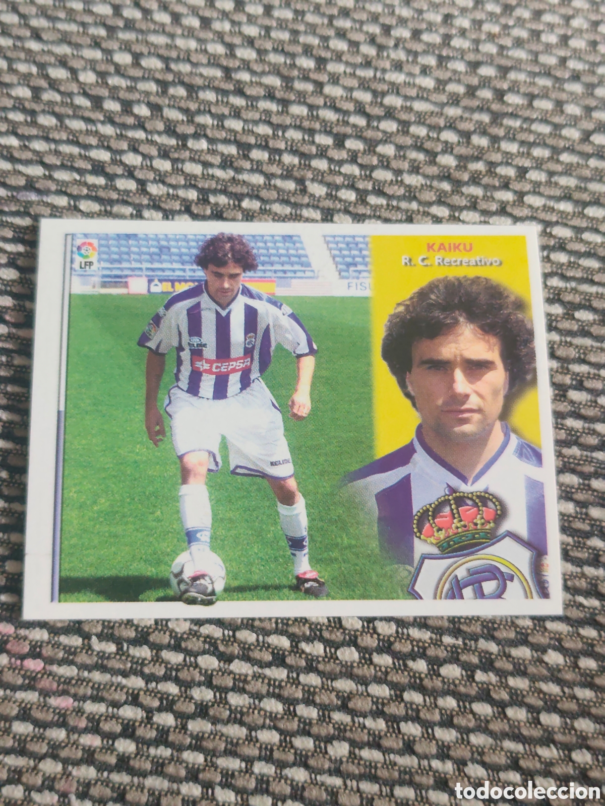 Fu&szlig;ball-Sticker: FICHAJE 5 KAIKU RECREATIVO HUELVA EDICIONES ESTE 2002 2003
