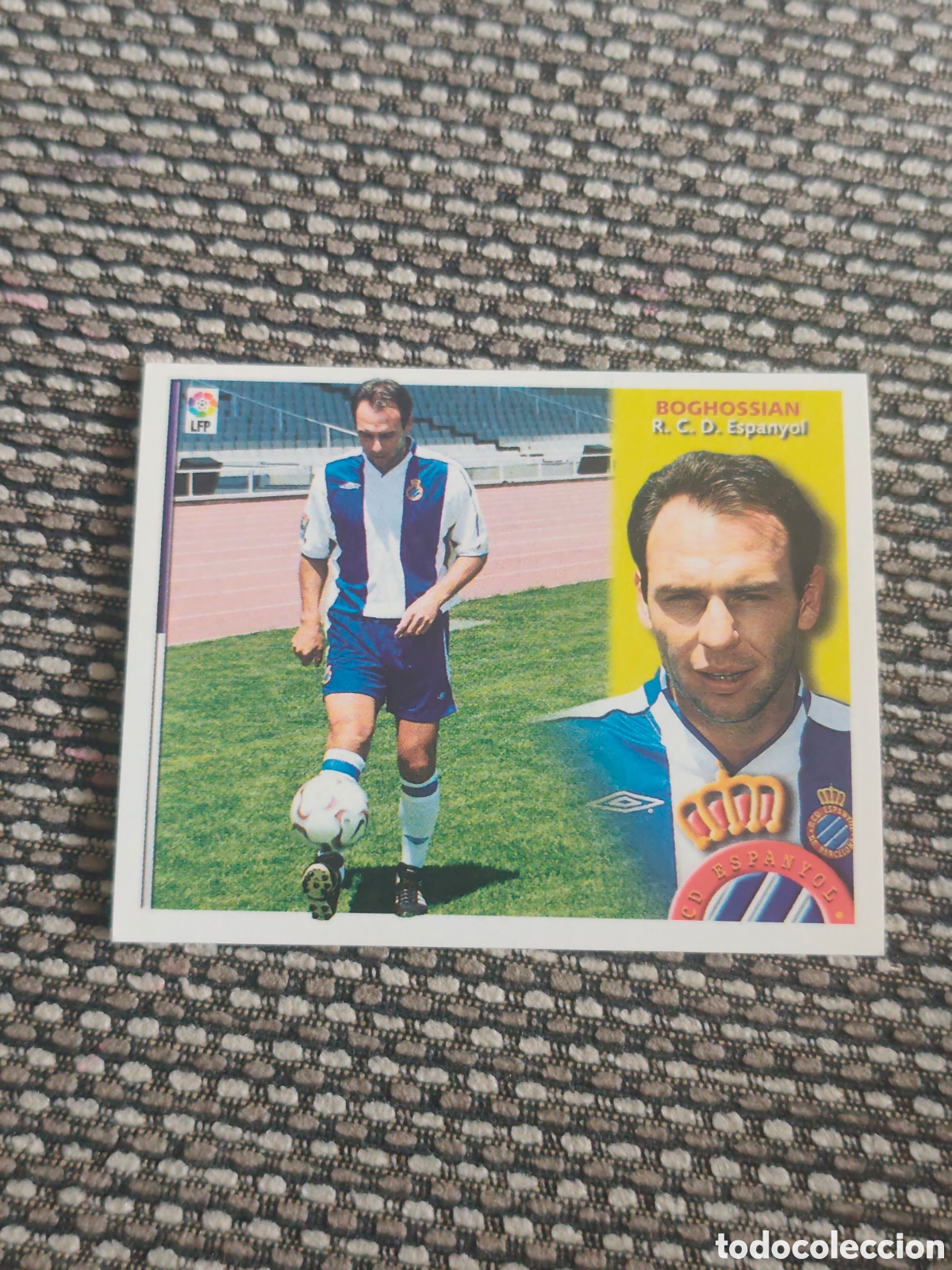 Figurine di Calcio: FICHAJE 10 BOGHOSSIAN ESPANYOL EDICIONES ESTE 2002 2003