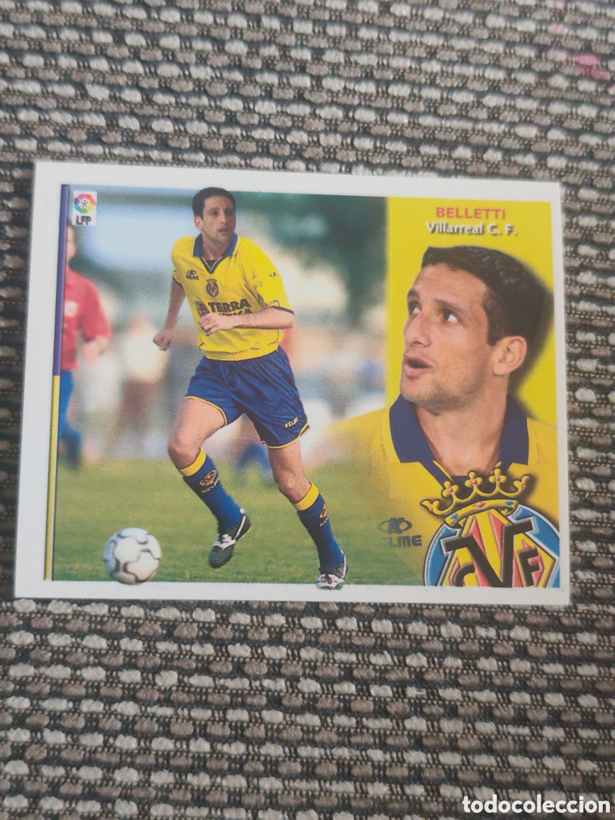 Cromos de f&uacute;tbol: FICHAJE 12 BELLETTI VILLARREAL EDICIONES ESTE 2002 2003