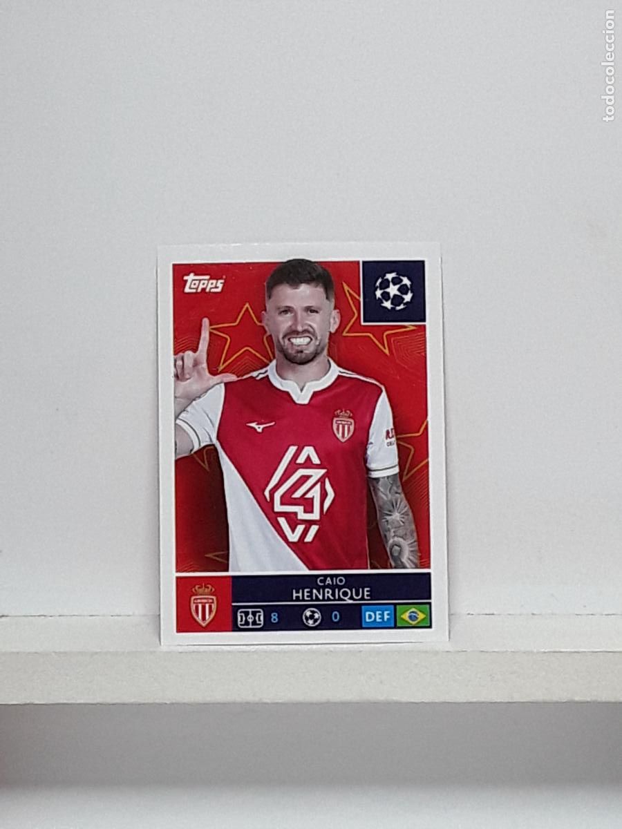 Cromos de f&uacute;tbol: CHAMPIONS STICKER 2025 2026 25 26 ALBUM TOPPS LEAGUE N 73 MONACO CAIO HENRIQUE