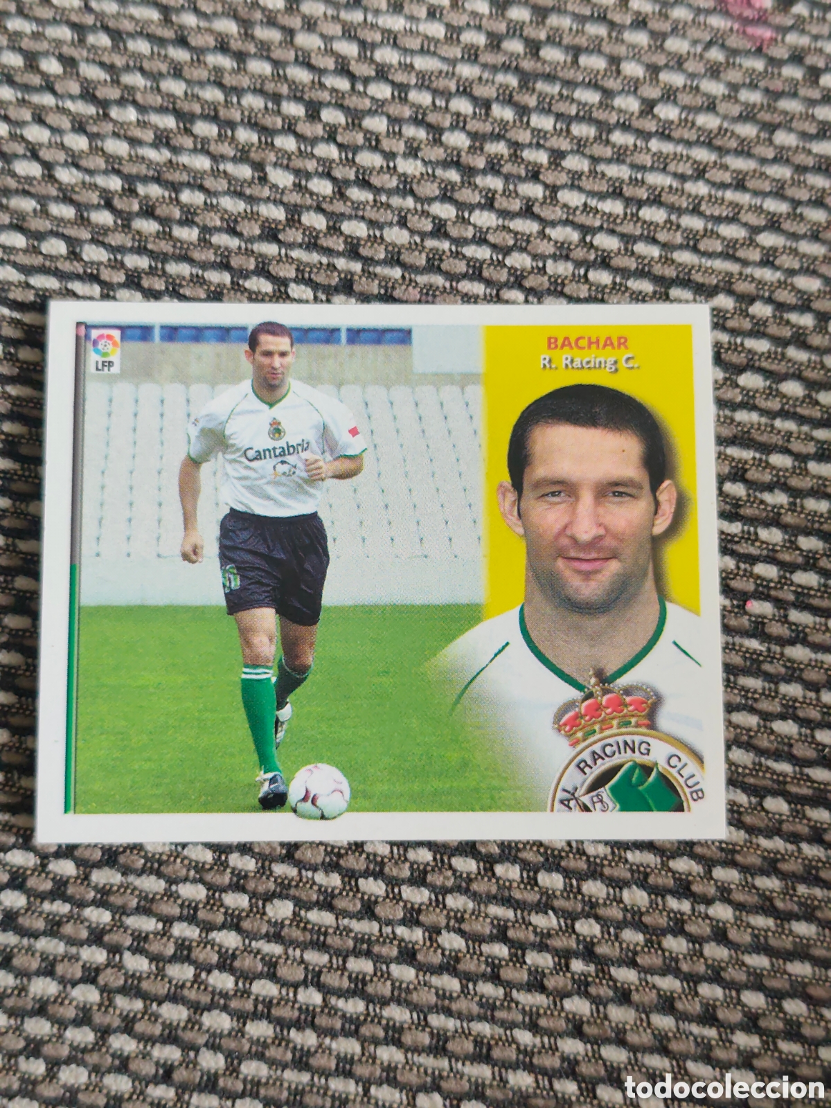 Cromos de f&uacute;tbol: FICHAJE 13 BACHAR RACING SANTANDER EDICIONES ESTE 2002 2003