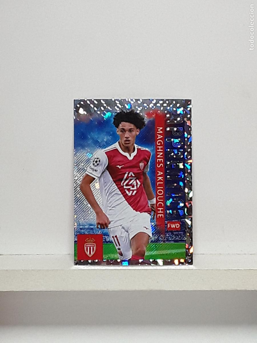 Cromos de f&uacute;tbol: CHAMPIONS STICKER 2025 2026 25 26 ALBUM TOPPS LEAGUE N 77 MONACO MAGHNES AKLIOUCHE