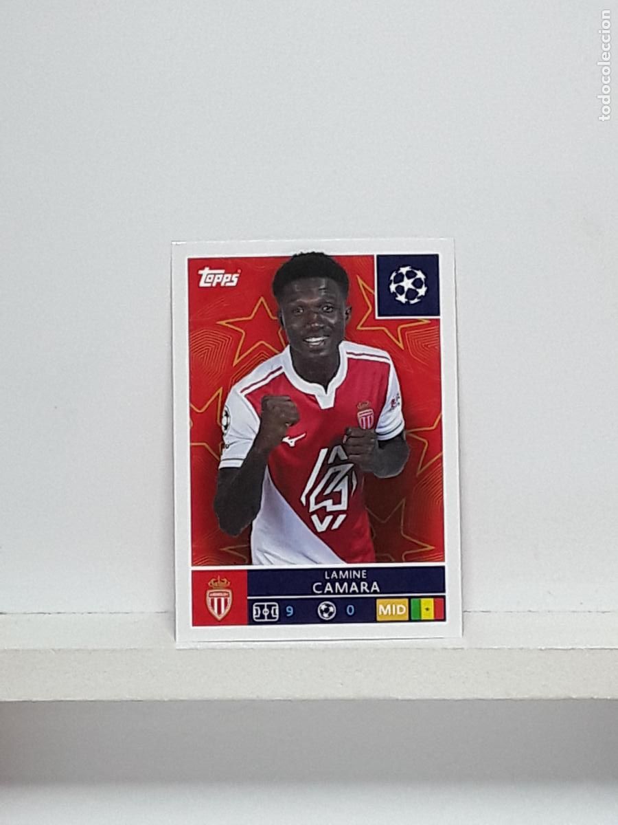 Cromos de f&uacute;tbol: CHAMPIONS STICKER 2025 2026 25 26 ALBUM TOPPS LEAGUE N 79 MONACO LAMINE CAMARA