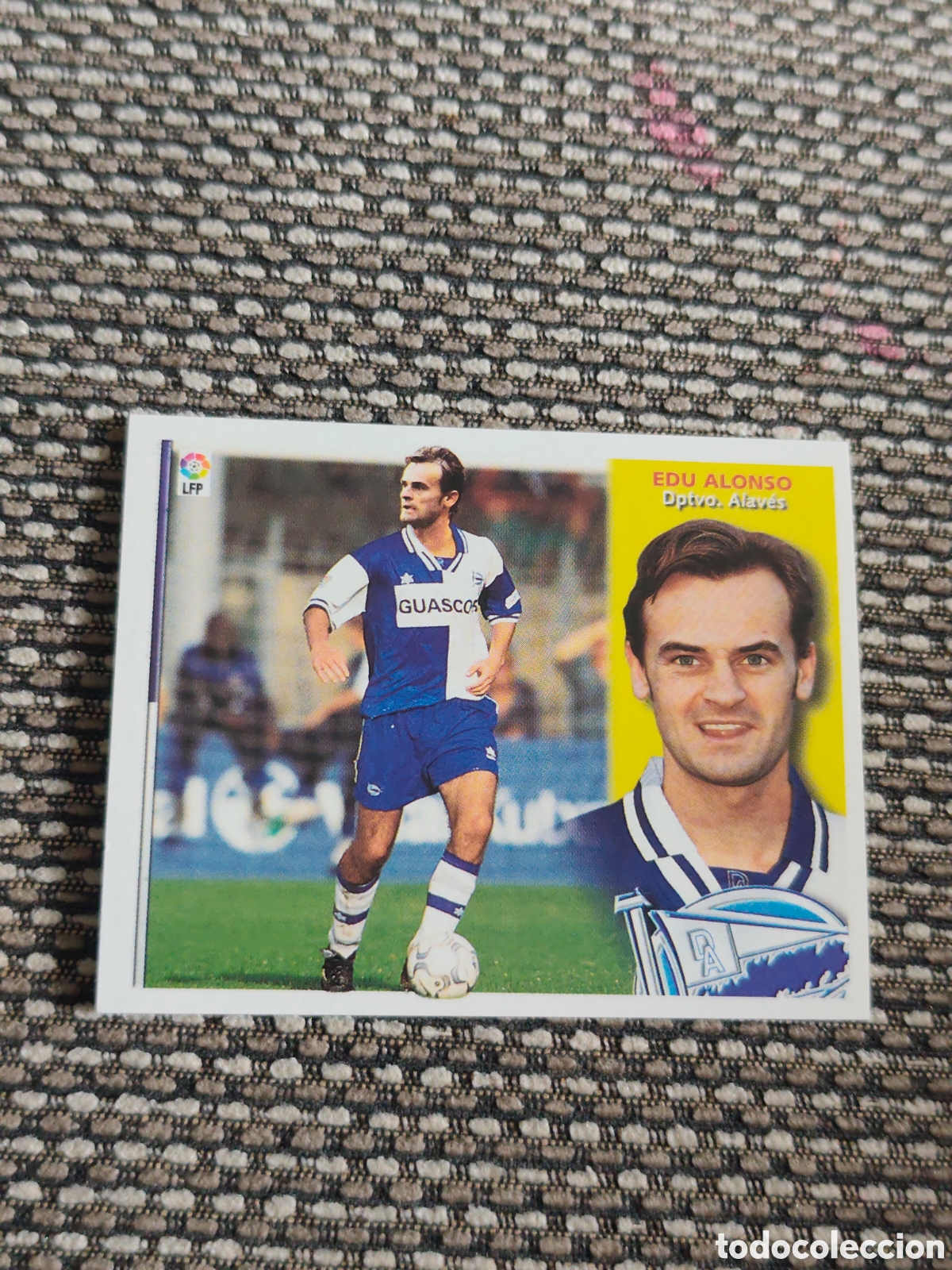 Cromos de f&uacute;tbol: FICHAJE 14 EDU ALONSO ALAV&Eacute;S EDICIONES ESTE 2002 2003