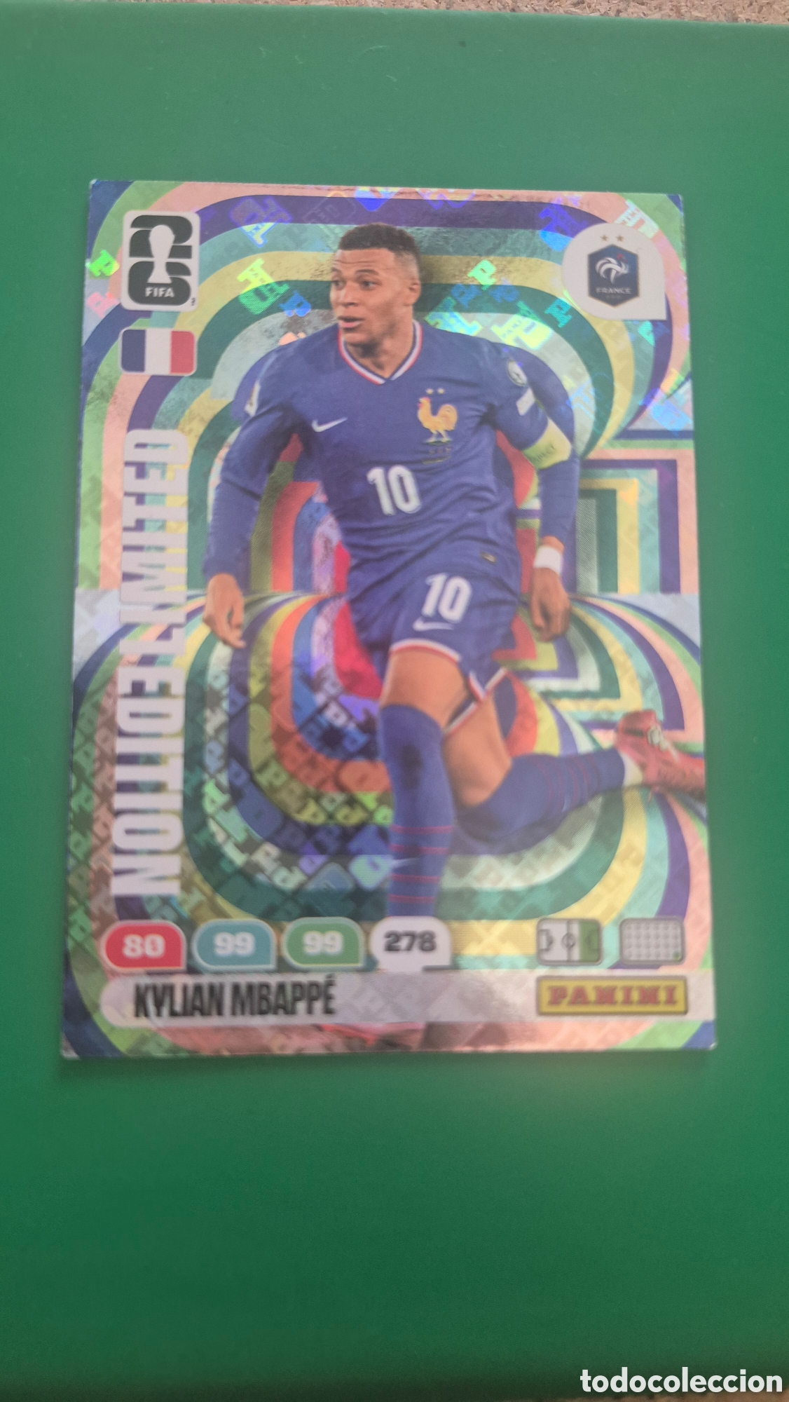 Fu&szlig;ball-Sticker: MBAPPE LIMITED EDITION FRANCIA ADRENALYN XL MUNDIAL FIFA WORLD CUP 2026 PANINI
