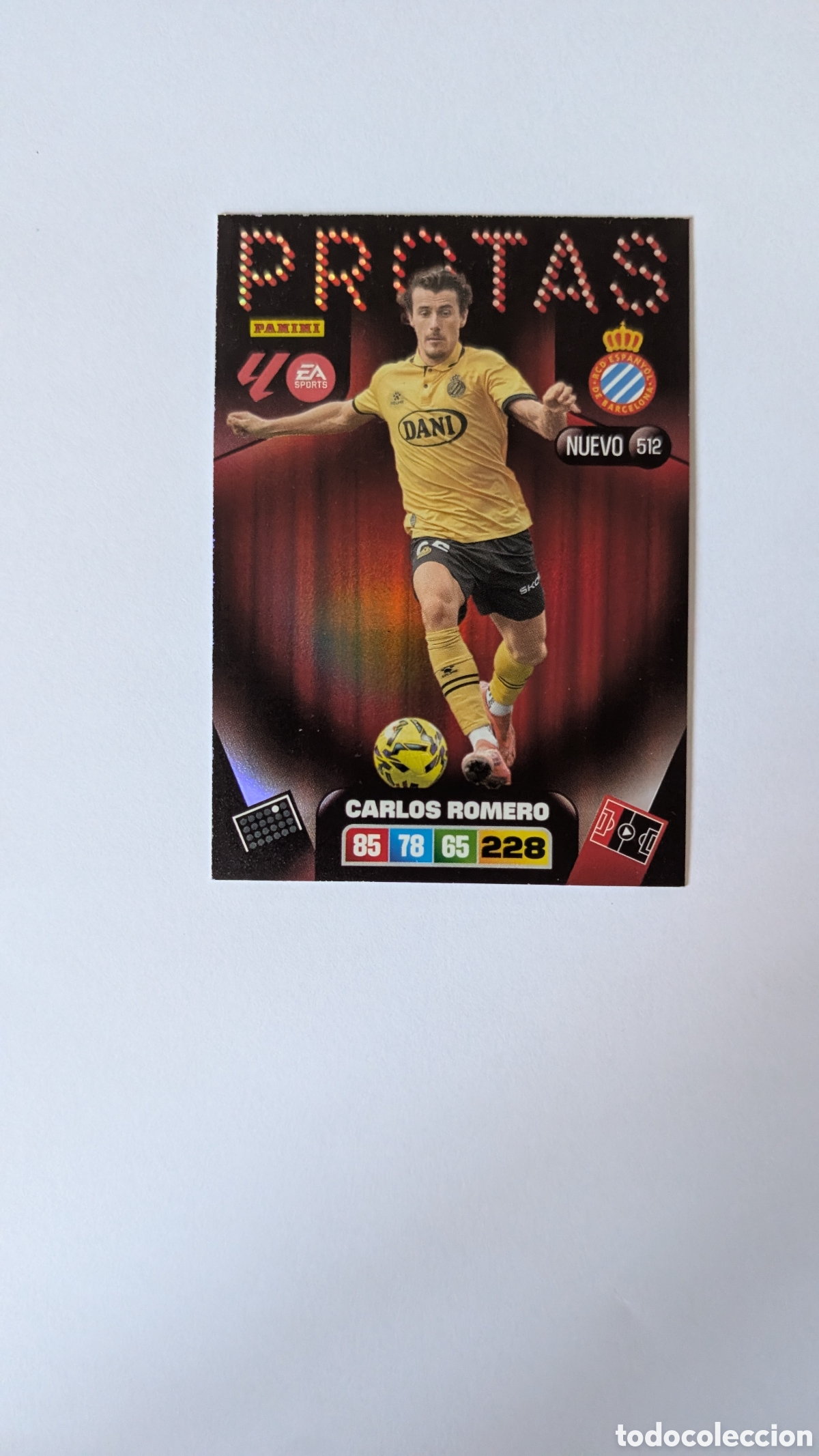 Fu&szlig;ball-Sticker: CARLOS ROMERO ESPANYOL 512 NUEVO PROTAS ADRENALYN XL LIGA 2025/2026 25 26 PANINI