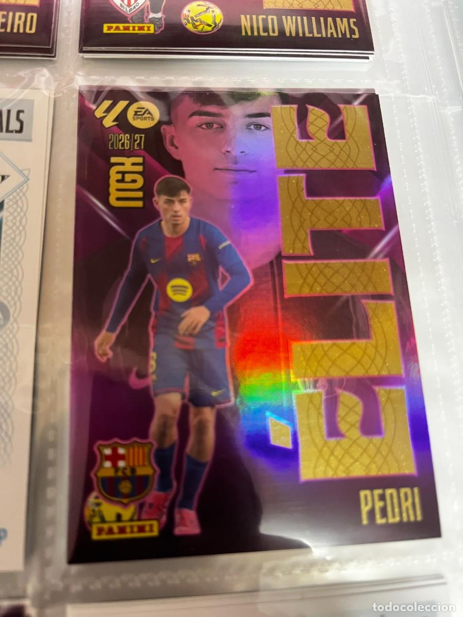 Fu&szlig;ball-Sticker: MEGACRACKS MGK 2026 2027 26 27 PANINI N&ordm; 15 PEDRI BARCELONA ELITE