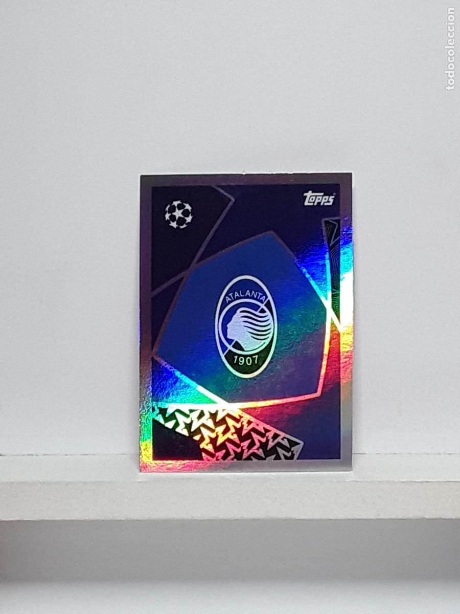 Figurine di Calcio: CHAMPIONS STICKER 2025 2026 25 26 ALBUM TOPPS LEAGUE N 84 ATALANTA ESCUDO LOGO