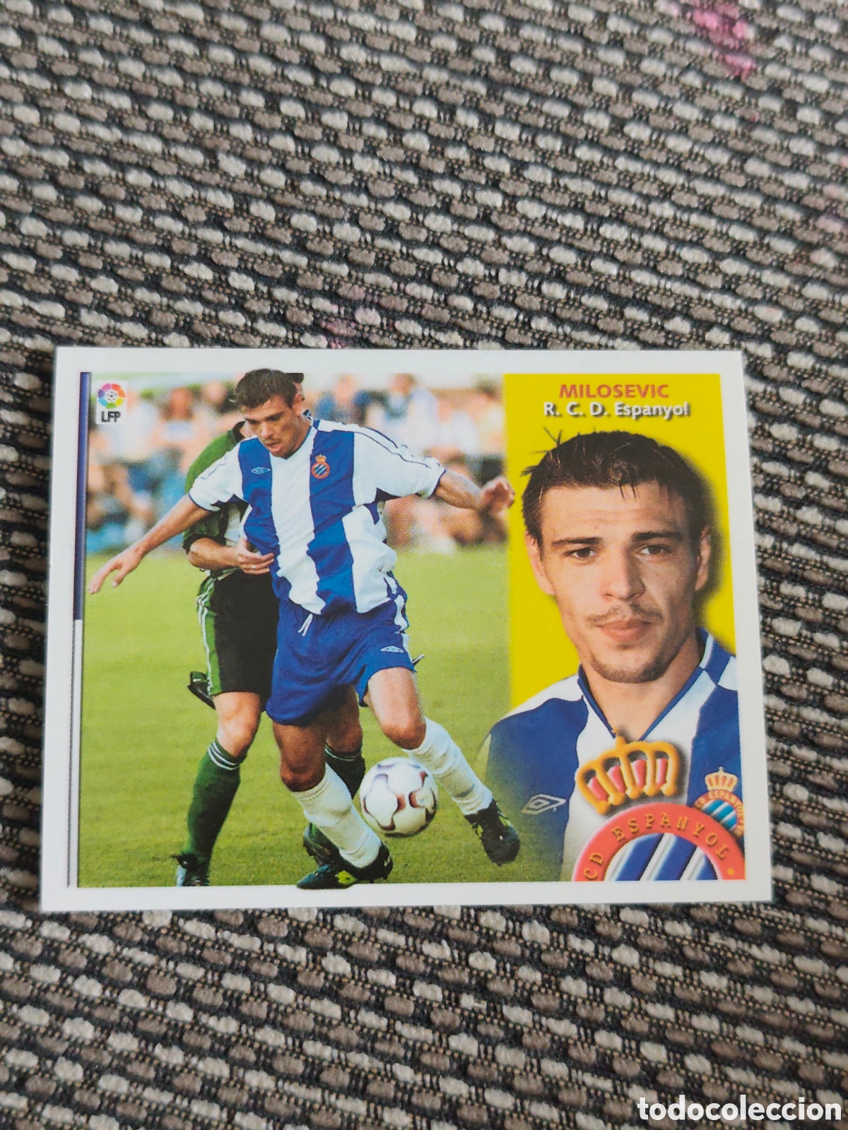 Figurine di Calcio: FICHAJE 20 MILOSEVIC ESPANYOL EDICIONES ESTE 2002 2003