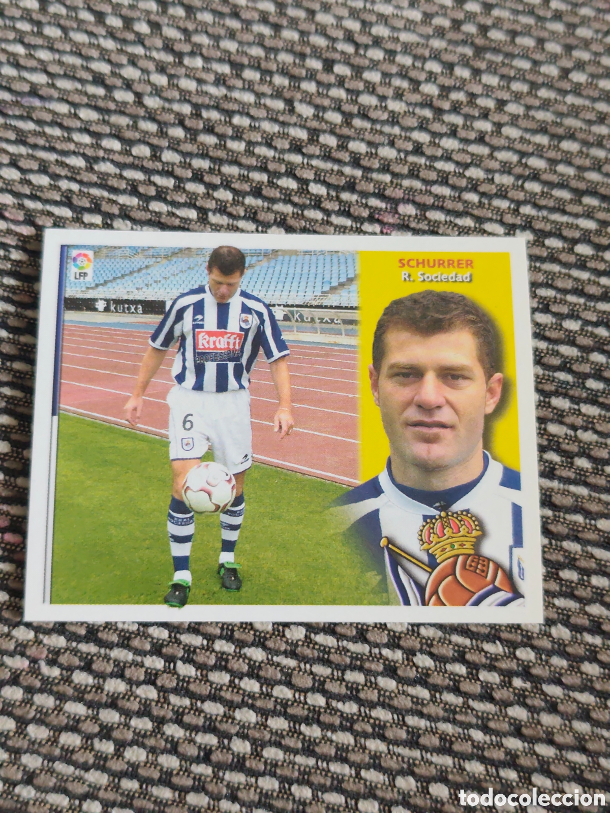Cartes &agrave; collectionner de Football: FICHAJE 22 SCHURRER REAL SOCIEDAD EDICIONES ESTE 2002 2003