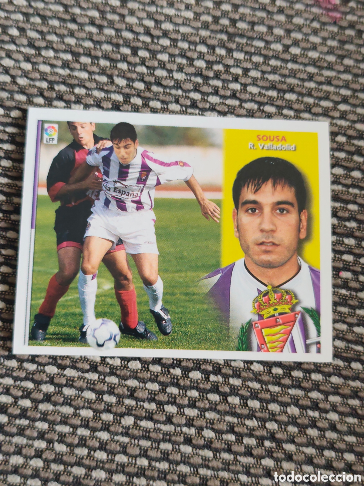 Cartes &agrave; collectionner de Football: FICHAJE 23 SOUSA REAL VALLADOLID EDICIONES ESTE 2002 2003