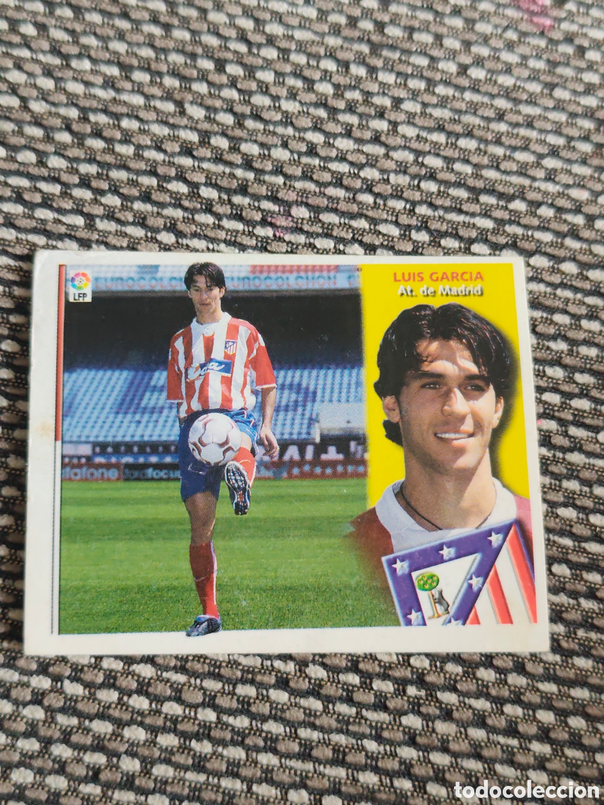 Cartes &agrave; collectionner de Football: FICHAJE 24 LUIS GARC&Iacute;A ATL&Eacute;TICO MADRID EDICIONES ESTE 2002 2003