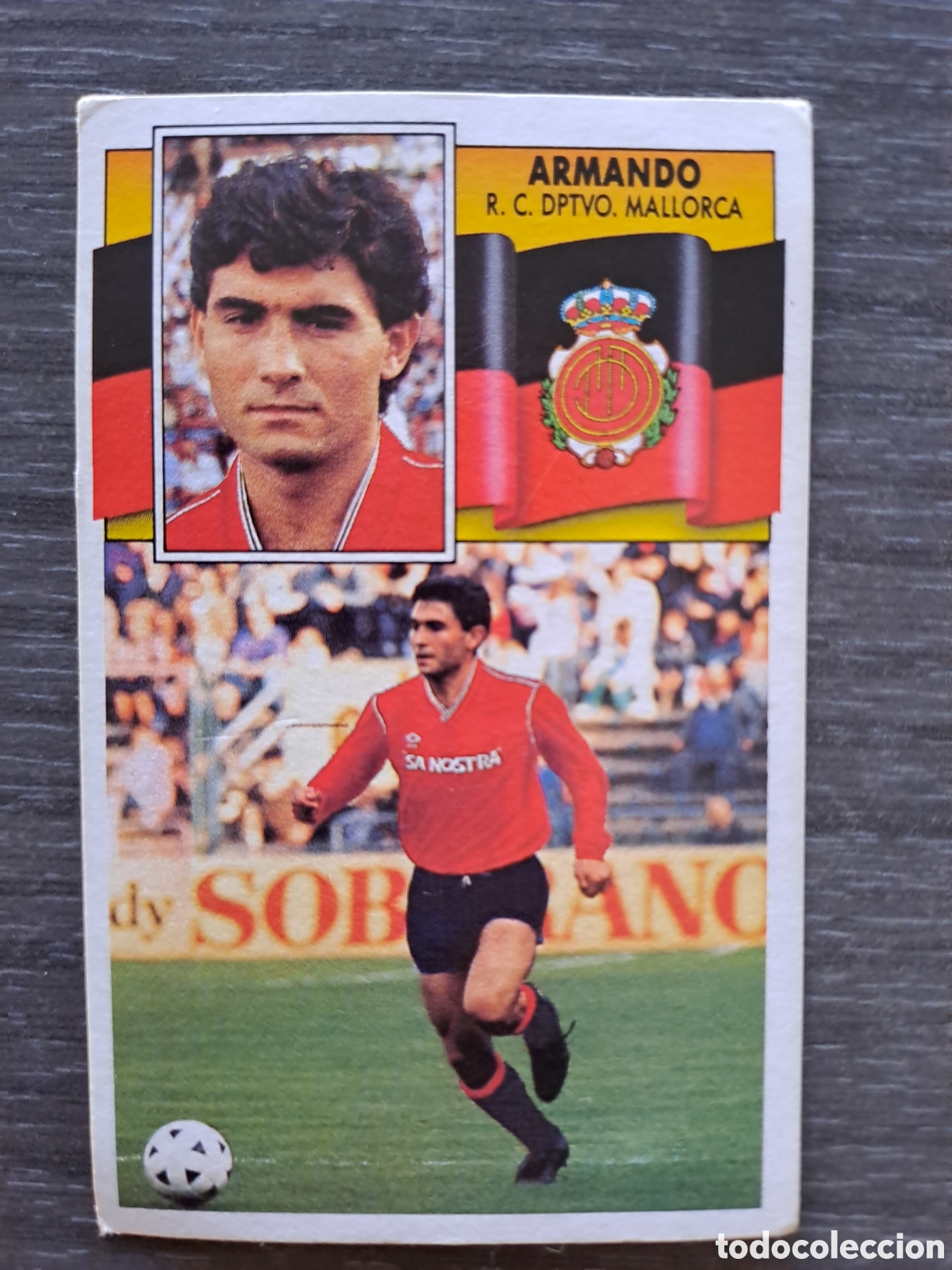 Fu&szlig;ball-Sticker: LIGA ESTE 90-91 &mdash; ARMANDO FICHAJE N&ordm; 10 &mdash; SIN PEGAR Descripci&oacute;n: LIGA ESTE 90-91 &mdash; ARMANDO FICHAJE
