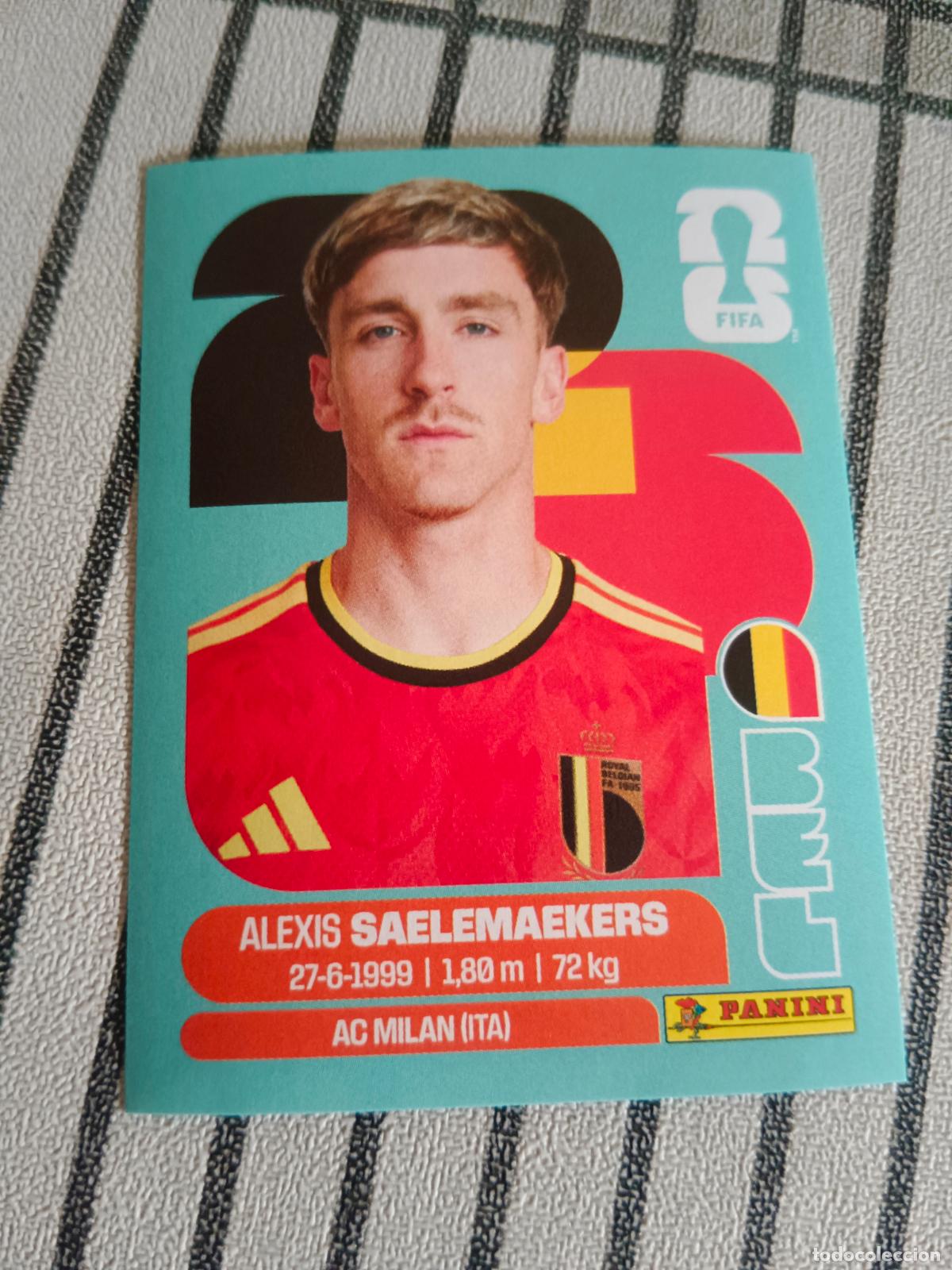 Fu&szlig;ball-Sticker: MUNDIAL 2026 ESTADOS UNIDOS USA MEXICO MEJICO CANADA BEL 12 BEL12 SAELEMAEKERS BELGICA FIFA