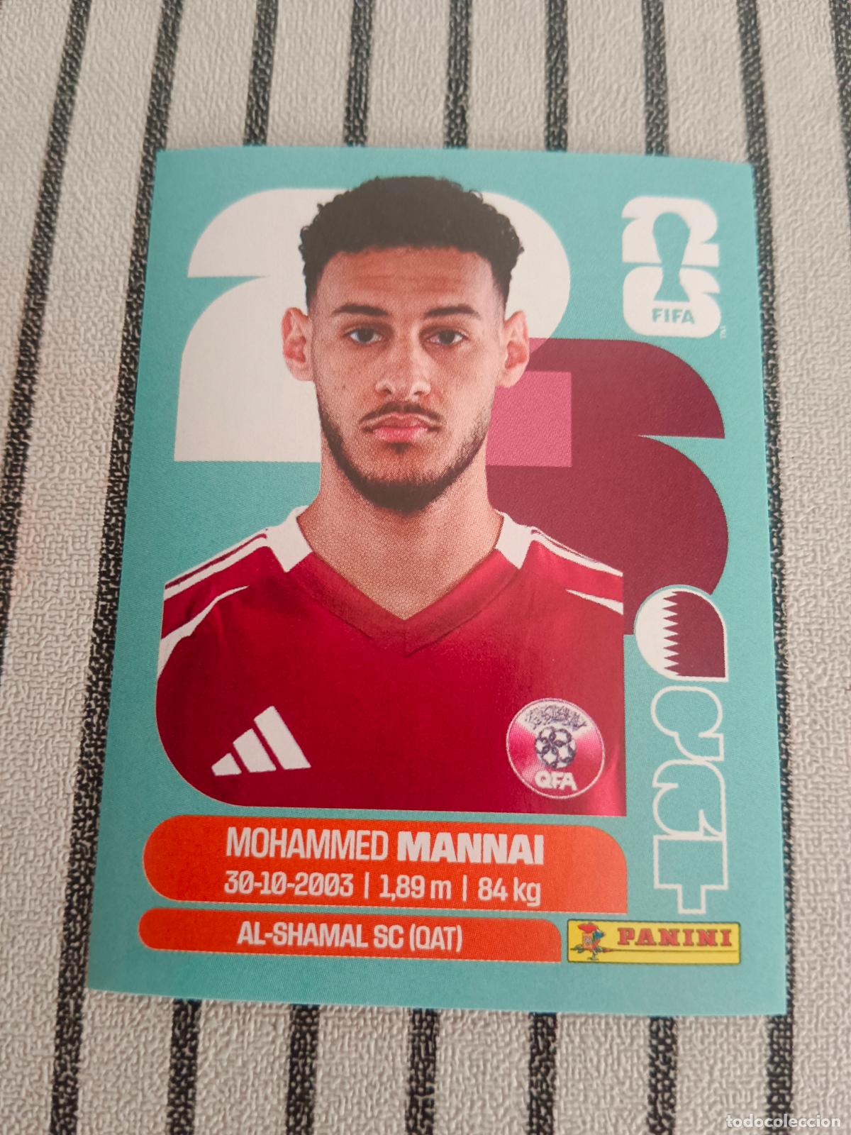 Fu&szlig;ball-Sticker: MUNDIAL 2026 ESTADOS UNIDOS USA MEXICO MEJICO CANADA QAT 9 QAT9 MOHAMMED MANNAI QATAR FIFA