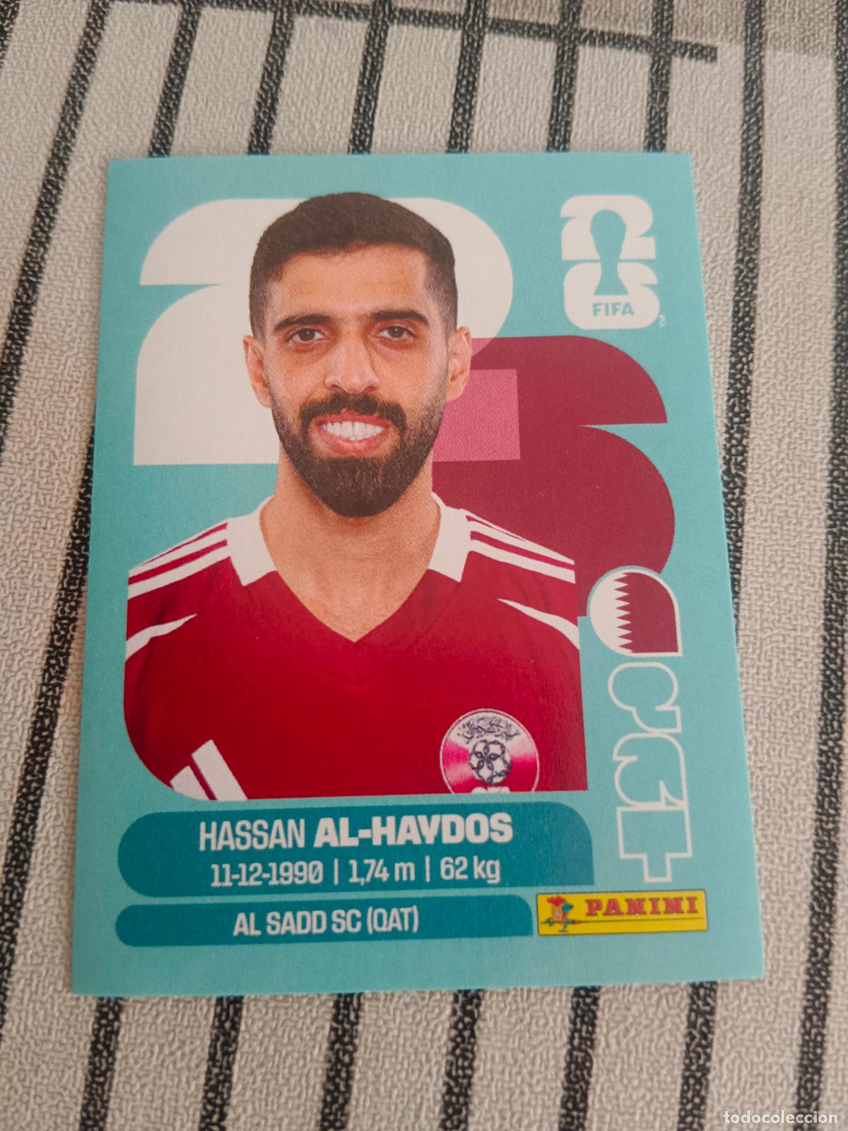 Fu&szlig;ball-Sticker: MUNDIAL 2026 ESTADOS UNIDOS USA MEXICO MEJICO CANADA QAT 16 QAT16 HASSAN AL-HAYDOS QATAR FIFA