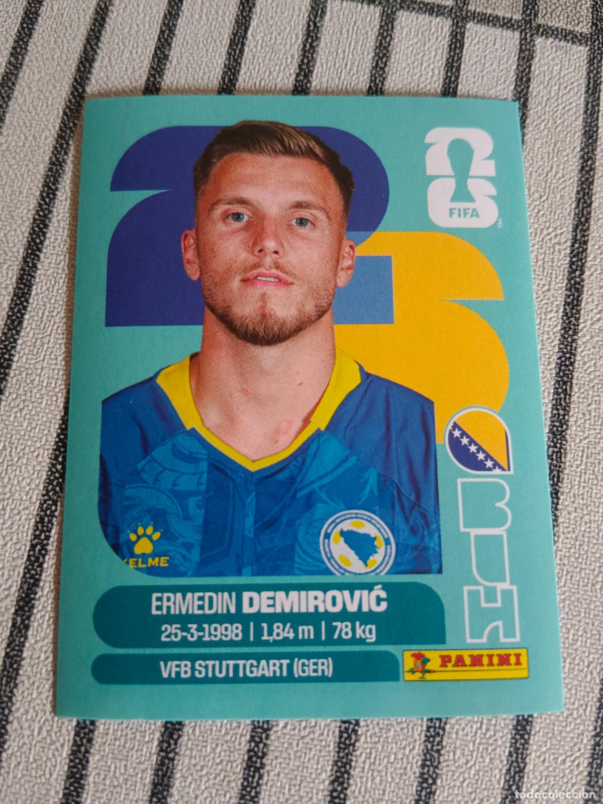Fu&szlig;ball-Sticker: MUNDIAL 2026 ESTADOS UNIDOS USA MEXICO MEJICO CANADA BIH 17 BIH17 DEMIROVIC BOSNIA I HERZEGOVINA