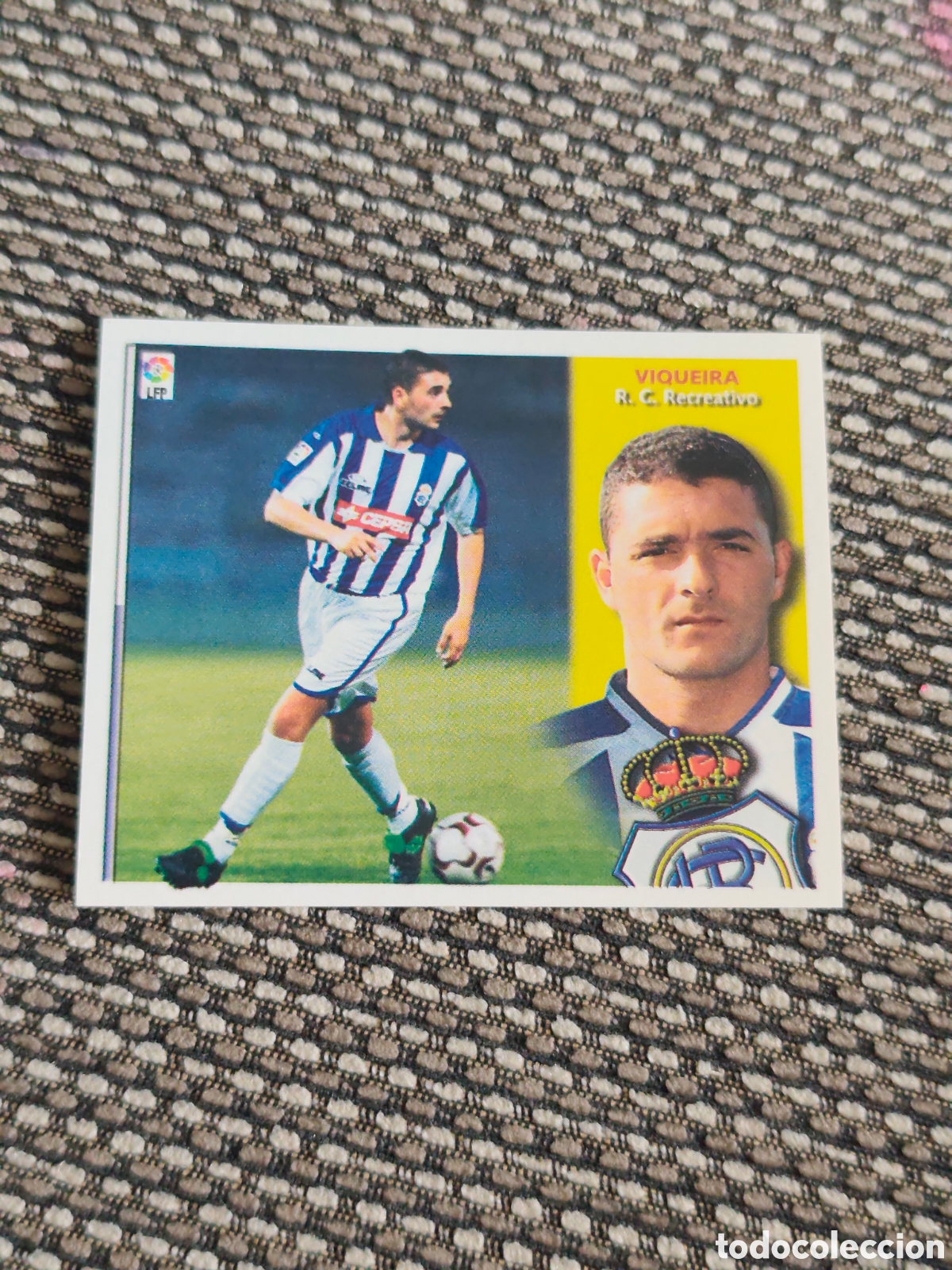 Figurine di Calcio: FICHAJE 30 VIQUEIRA RECREATIVO HUELVA EDICIONES ESTE 2002 2003